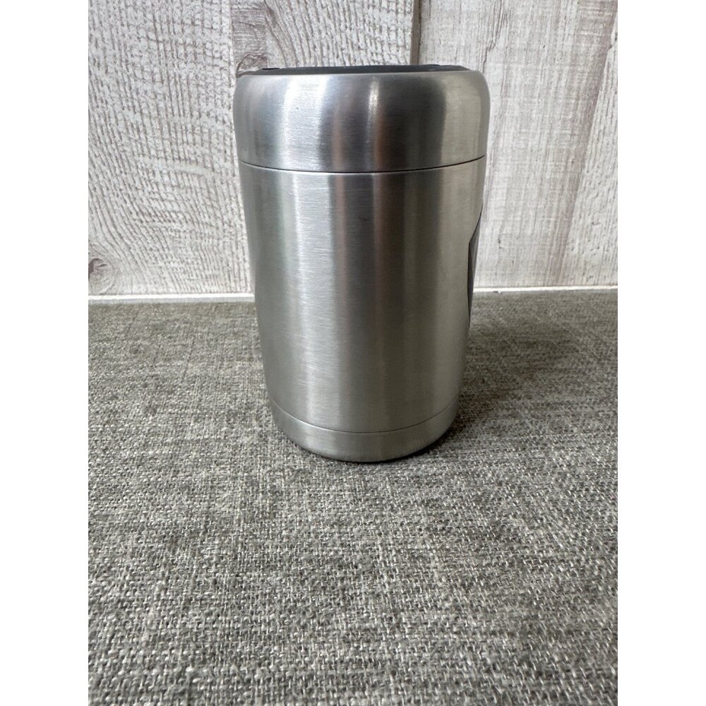 Big Ass Fans Stainless Steel Can Cooler Holder Insulated Black Donkey Logo - Picture 2 of 6